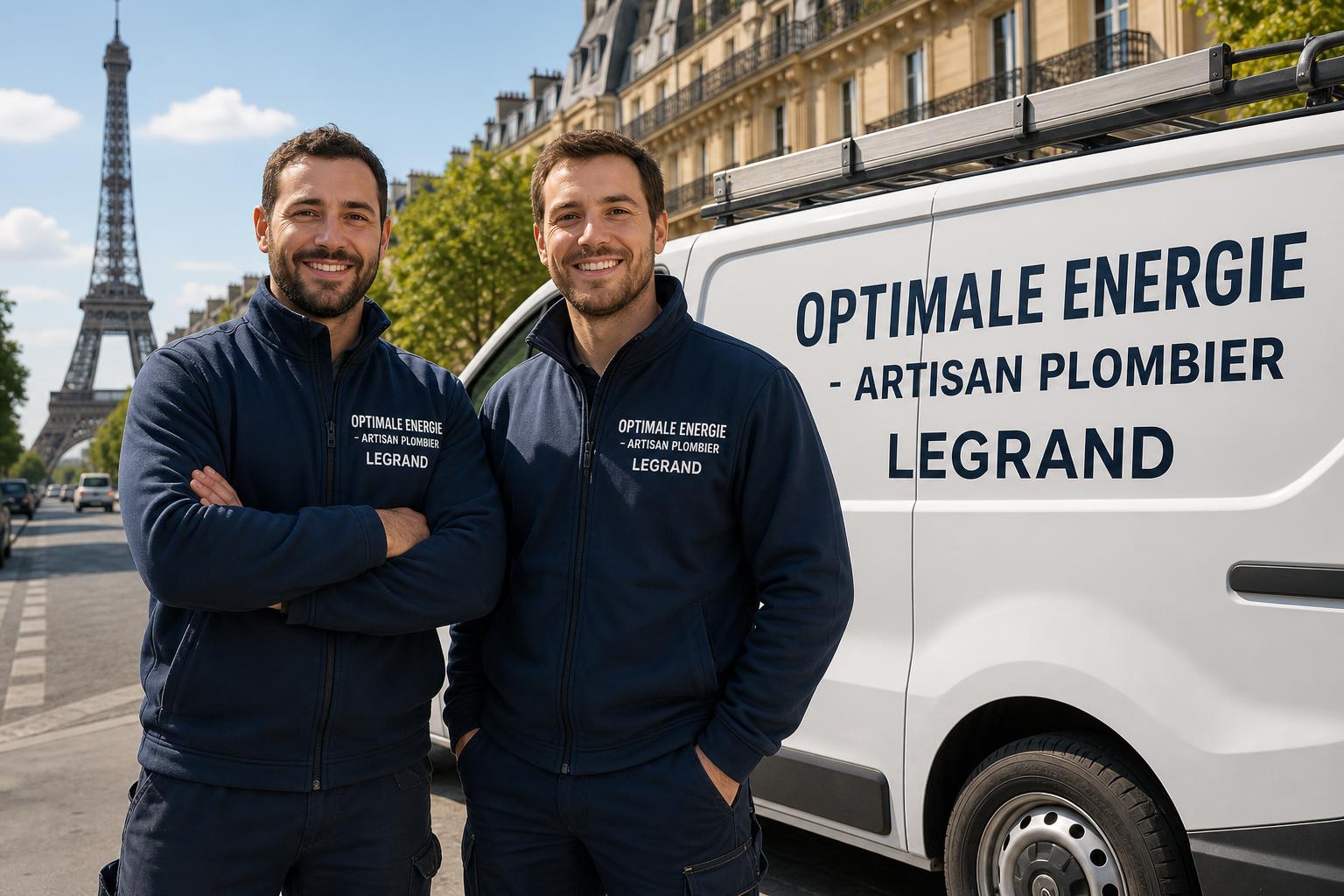 Équipe de plombiers Optimale Énergie — plombier Paris 17 (75017), intervention 7j/7